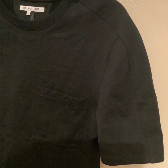Unisex HELMUT LANG Crew Neck Cotton T-Shirt - Picture 8 of 8